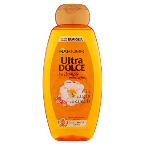Garnier Shampoo Ultra Dolce Meraviglioso, Shampoo per Capelli Secchi, 600 ml